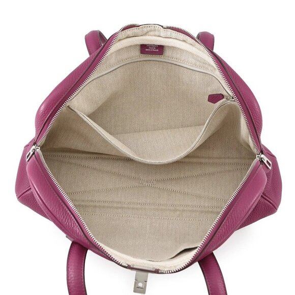 HERMES Victoria Elan Size 38 Taurillon Clemence Tosca - Picture 5 of 16